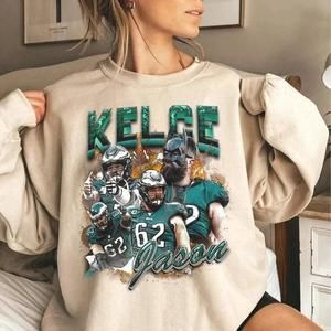 Jason Kelce Sweatshirt, Shirt 90's Center Homage Sweatshirt